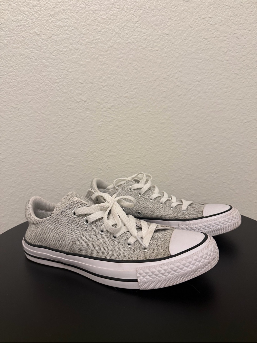 Converse Gray Low-Top Canvas Sneakers